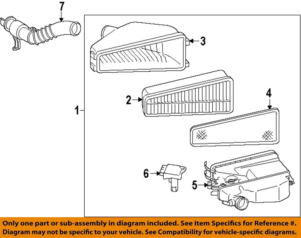 Medidor de flujo de aire de inyección de combustible usado se adapta a: Toyota Sienna 2005 grado A Foto 1 de 2