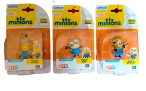 3 Minions Bob Kevin Stuart Figures Personaggio 5 Cm - Foto 1 di 5