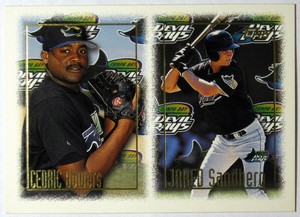 1997 Topps Cedrick Bowers Jared Sandberg #470 Rookie