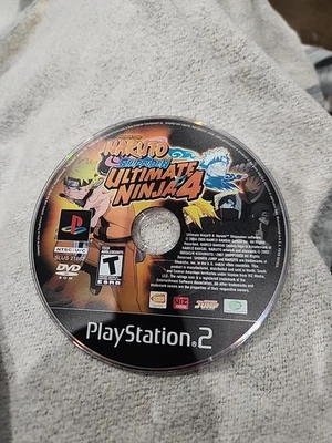 Naruto Shippuden: Ultimate Ninja 4 - PlayStation 2 PS2 solo disco - probado funciona  Foto 1 de 2