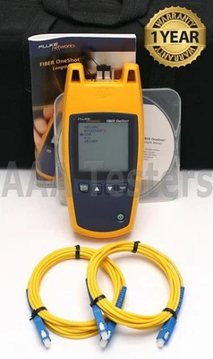 Fluke Networks FIBR-1-KIT Fiber OneShot SM SC fiber Optic Test Set One Shot - Image 1 of 4