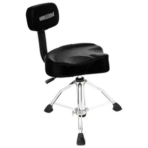 Drum Throne with Backrest Hydraulic Adjustable Guitar Stool Thick Memory Foam... - Picture 1 of 9