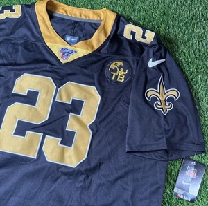 NEU NFL 100th Logo New Orleans Saints Marshon Lattimore Trikot On Field Herren XL - Bild 1 von 14