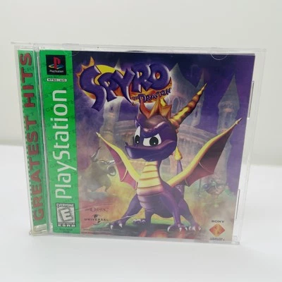 Spyro the Dragon (Sony PlayStation 1, 1998) Completo con Manual Foto 1 de 4