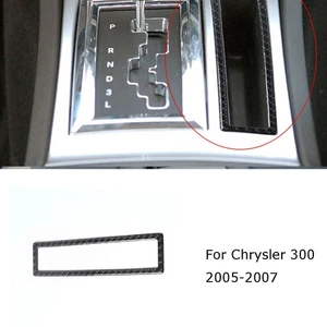Shift Storage Decor Trim Replace for Chrysler 300 2005-7 W/O Navi Carbon Fiber - Picture 1 of 9