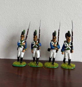 HAT 1/32 Napoleonic Bavarian Infantry X 4 Hand Painted , Napoleonic War Era - Picture 1 of 4