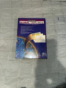 1993 Delorme Global Explorer World Atlas, PC, New/Sealed In Box, Perfect Shape! - Picture 1 of 9