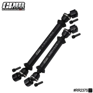GPM #45 Steel Front&Rear Driveshafts 100-115mm, 135-162mm AXIAL 1/10 RR10 Bomber - Picture 1 of 2