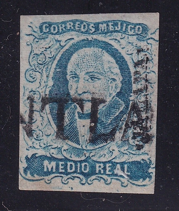 udo08 墨西哥 1856 年 Jalapa - Papantla Sc#1 Mc#1l — 第 1/1 张图片