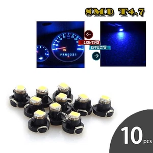 JUEGO DE 10 PIEZAS T4.7 1SMD Instrumento Bombilla LED Neo Cuña Panel Medidores Lámpara 12 mm - Imagen 1 de 7