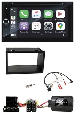 Blaupunkt 2DIN Bluetooth DAB USB DVD Lenkrad Autoradio für VW Golf 4 Polo Passat - Bild 1 von 4