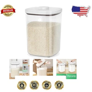 Airtight Large Food Storage Container - 10.56 Qt Kitchen Organizer with Scoop - Picture 1 of 10