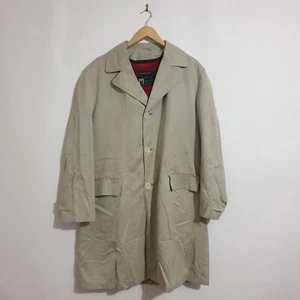 Abrigo Koratron Sackville beige forma permanente trinchera forro extraíble para hombre - Imagen 1 de 12