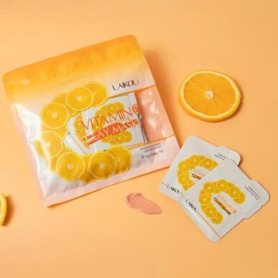 Vitamin C Brighten Mud Mask Deep Cleansing Shrinking Pores Brightening Mask L8G1 - Image 1 of 4