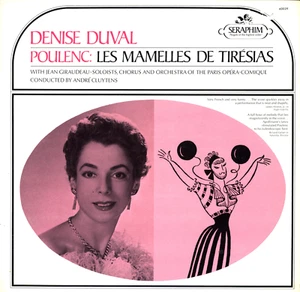 DENISE DUVAL POULENC LES MAMELLES DE TIRESIAS LP RECORD - Bild 1 von 1