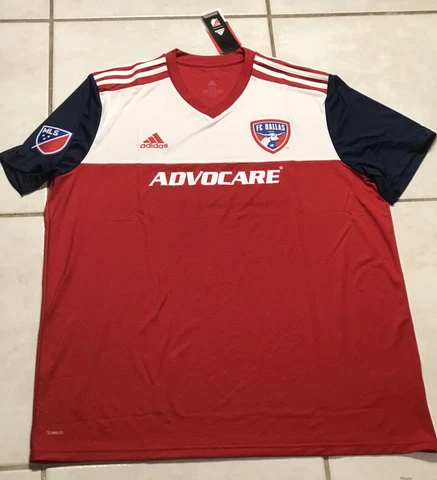 NWT ADIDAS CLIMALITE FC Dallas MLS 2018/2019  Jersey Men's 2XL Cover