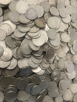 (100) Assorted Liberty "V" Nickels - Bulk Lot - Image 1 of 2