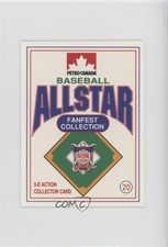 1991 Petro-Canada All Star FanFest Stand-Ups Will Clark #20