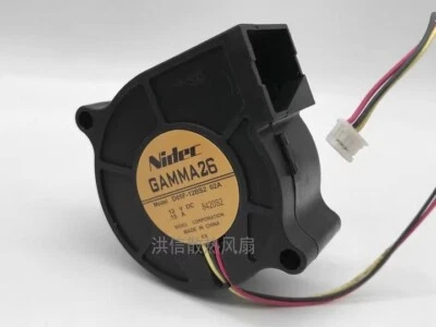 Nidec D05F-12BS2 02A 5025 DC12V 0.15A 3-Pin Silent Turbo Cooling Fan - Image 1 of 3