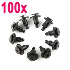 100X für Honda Kunststoff Schraubverschlüsse Clips Verkleidung 90116-MCS-G00 90683-MBW-003 - Bild 1 von 8