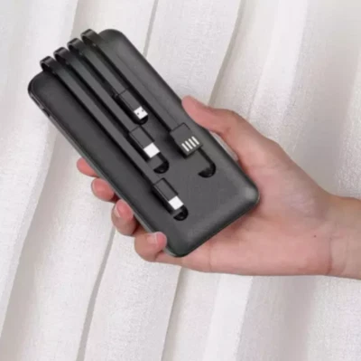 POWER BANK CARICATORE BATTERIA PORTATILE 4 IN 1 MICRO USB TIPO C IPHONE ANDROID - Immagine 1 di 4