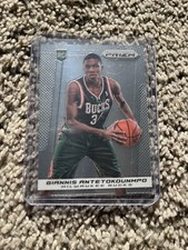 2013-14 Panini Prizm Giannis Antetokounmpo Rookie RC Card #290 Bucks