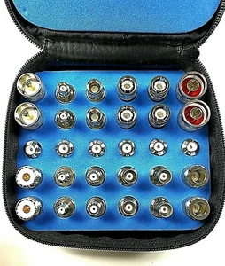 Kit adaptador universal conector coaxial RF 30 piezas N TNC SMA BNC UHF mini-UHF - Imagen 1 de 3