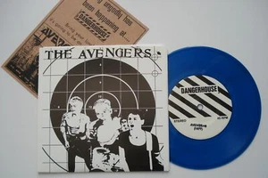 Punk THE AVENGERS We Are the One NM Blue Vinyl Reissue 7" 45 KBD - Picture 1 of 4
