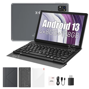 Gaming Tablet 10.1'' Android 13 12GB+128GB Quad-core 5MP+13MP Widevine L1 HD GMS - Picture 1 of 31