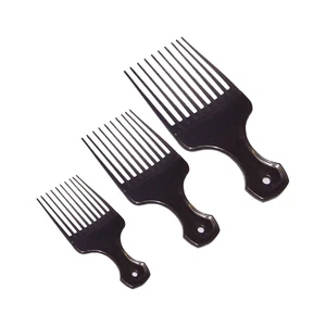 3P AFRO COMB SET SALOON QUALITY GLAMOUR CONNECTION AFRO COMB HAIR STYLING COMB
