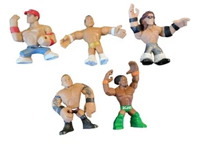 (5) Mattel WWE Rumblers 2,5" Spielzeug Figuren Figuren John Cena Wrestler - Bild 1 von 6