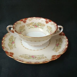 Noritake N927 Sahnesuppe und Untertasse Set - Bild 1 von 10