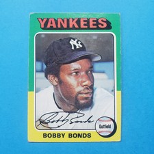 1975 TOPPS BOBBY BONDS NEW YORK YANKEES #55