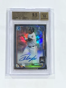 Josh Naylor 2015 Bowman Chrome Draft Black Refractor Auto 16/35  BGS 9.5 10  Rc - Picture 1 of 2