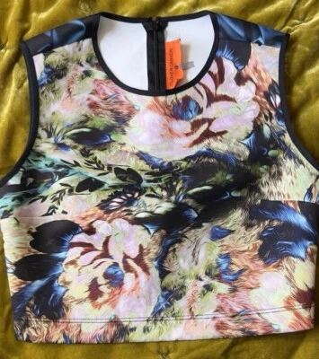 Top corto de neopreno ajustado Clover Canyon verano ceñido al cuerpo talla pequeña Foto 1 de 4