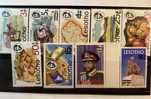 Lesotho Scott #303-305, 307-312 MNH, '22 Catalogue Value $11.35 - Picture 1 of 1