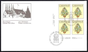 🍁Canada #901 LLpb "Christmas Trees" Brand New 1981 First Day Cover - Picture 1 of 2
