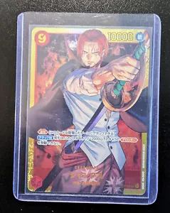 One Piece CCG Shanks (Alternate Art) OP01-120 SEC ROMANCE DAWN - Japanese - Picture 1 of 2