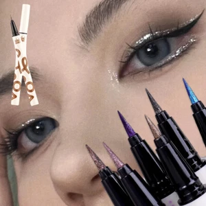 Eyeliner Liquido A Lunga Tenuta Con Riflessi Metallici E Glitter Per Le ☆ - Picture 1 of 29