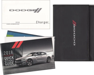 2018 Dodge Caricabatterie Essenziale Informazioni Guida Con Custodia Pamphlets - Immagine 1 di 3