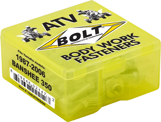 BOLT 1987-2006 Yamaha YFZ350 Banshee YAM-8706BAN BODY WORK FASTENER KIT ATV - Image 1 of 1