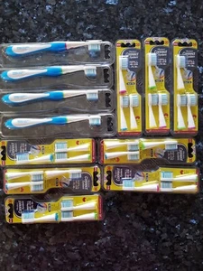 Piksters Best Toothbrushes. Connect . 28 Heads! 4 Handles. Small Head. Soft. - Picture 1 of 4