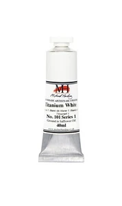 Michael Harding : Oil Colour : 40ml Titanium White 1 with Safflower oil - Picture 1 of 1