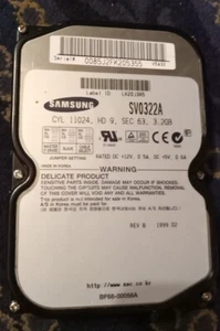 Samsung Hard Drive SV0322A 3.2GB HDD - untested - Photo 1/3