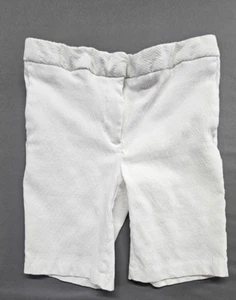 Mario Serrani Shorts White Comfort Stretch Tummy Control Women's Size 2 - Picture 1 of 10