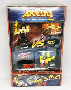 Akedo Ultimate Arcade Warriors Chux Lee Vs Epic Crackup Action Figures NIB - Picture 1 of 7