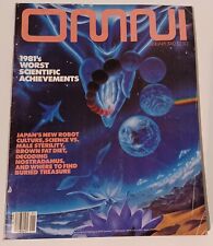Omni Magazine Vol# 4 Issue# 4 - JAN 1982 1st Print (VG) 128 Pges - Bob Guccione