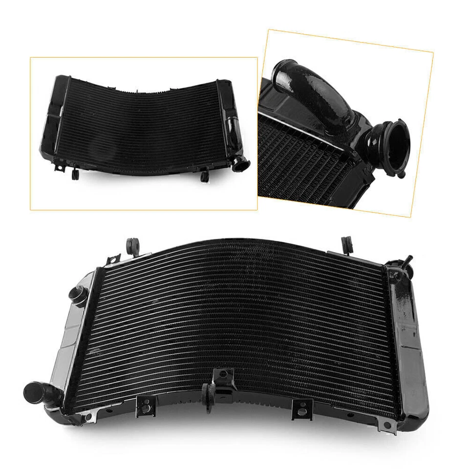 Radiador de motocicleta para Suzuki Hayabusa GSX1300R 1999-2007 2006 aluminio negro Foto 1 de 4