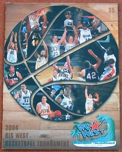 2004 BIG WEST TOURNAMENT BASKETBALL PROGRAM MEN'S AND WOMEN'S - Picture 1 of 1