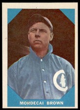 1960 Fleer Baseball Greats Baseball #9 Mordecai Brown Chicago Cubs